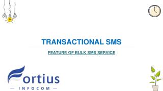 Fortius Infocom | Transactional Sms Service