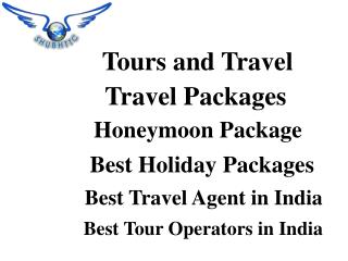 Book Online Tour Packages, Tours and Travel Bangalore â€“ ShubhTTC