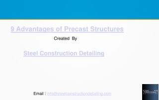 9 Advantages of Precast Structures - Steel Construction Detailing