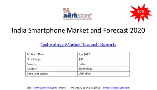 India Smartphone Market and Forecast 2020