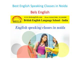 Best English Speaking Classes in Noida