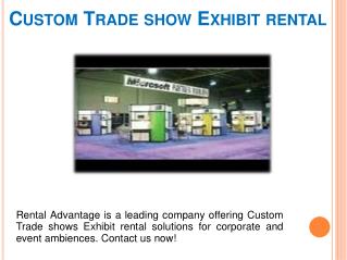 Custom Trade show Exhibit rental