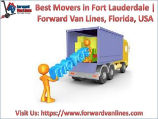 Choose best Movers in Fort Lauderdale | Forward Van Lines, USA