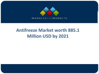 Growing Need for Business Agility is Expected to Drive the Growth of the Antifreeze Market