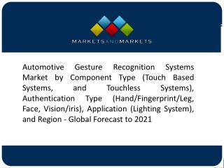 Hand/Fingerprint Segment to Drive the Growth of Automotive GRS Market