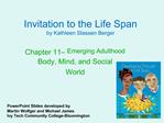 Invitation to the Life Span by Kathleen Stassen Berger