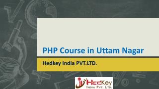 PHP Course in Uttam Nagar