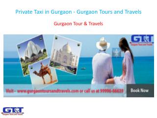 Private Taxi in Gurgaon - Gurgaon Tours and Travels