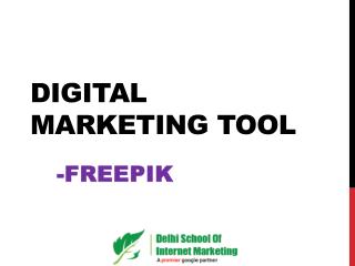 Digital Marketing Tool of the Week- Freepik
