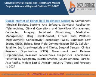 Global Internet of Things (IoT) Healthcare Market â€“ Industry Trends and Forecast to 2024