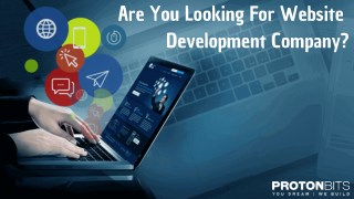 Website Application Development Company - ProtonBits