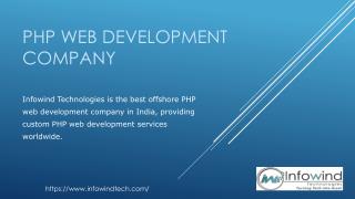 PHP web development Company