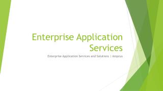Enterprise Application Services and Solutions | Ampcus
