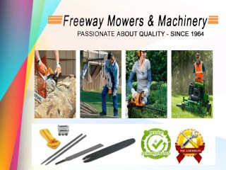 Chainsaws Hoppers crossing from freeway mowers: