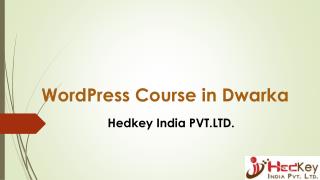 WordPress Course in Dwarka