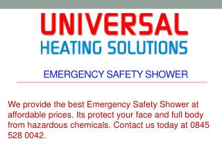 Emergency Safety Shower
