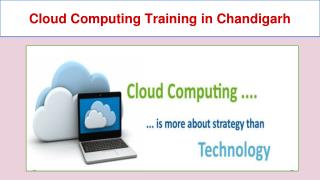 Cloud computing training in chandigarh