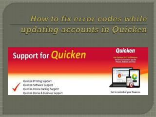 How To Fix Error Codes CC-890, CC-891 Or CC-580 While Updating Accounts In Quicken?