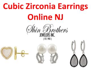 Cubic Zirconia Earrings Online NJ