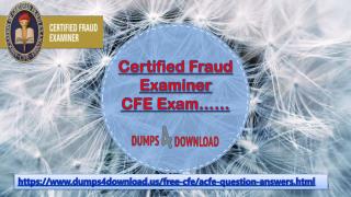 Download ACFE CFE Exam Dumps - ACFE CFE Dumps Questions Dumps4download.us