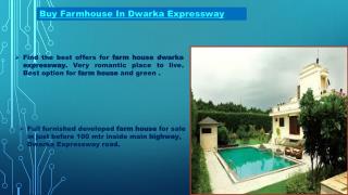 Buy Farmhouse In Dwarka Expressway