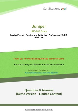JN0-662 Juniper Routing and Switching Management Questions