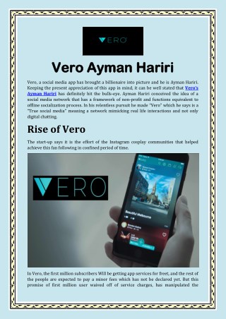 Vero Ayman Hariri