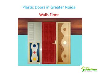 Plastic Doors in Greater Noida