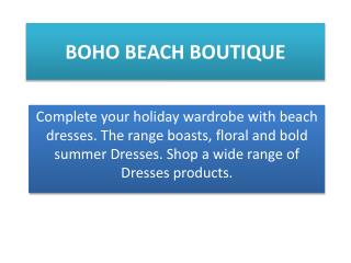 Boho Beach Dresses