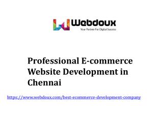 Best Ecommerce Website Development in Chennai