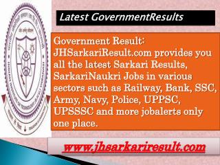 Latest governmentresults