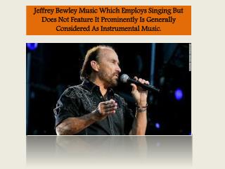 USA Famous Pop Singer Jeffrey Bewley