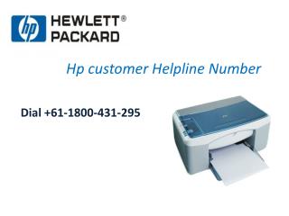 Hp printer technical support number 61-1800-431-295