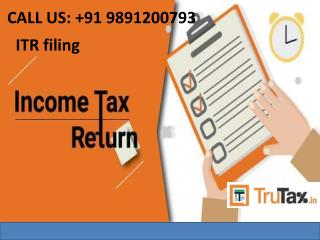 What is the ITR filing 91 9891200793 and why is it required?