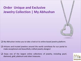 Shop Now Online Jewelry at Affordable Prices | Latest collections at My Abhushan
