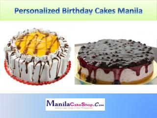 personalized birthday cakes manila