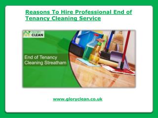 Hire Professional End of Tenancy Cleaning Service