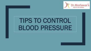 Tips To Control Blood Pressure With Out Medication | Homeopathic Doctors In Hyderabad