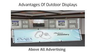 Advantages Of Outdoor Displays