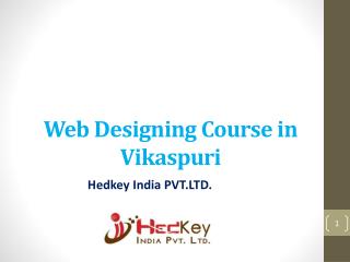 Web Designing Course in Vikaspuri