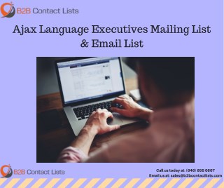 Ajax Language Executives Mailing List