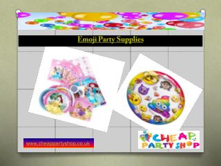 Emoji Party Supplies