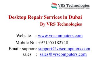 Desktop Repair Services - Desktop Repair and Services in Dubai
