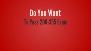 200-355 Questions - Reduce Your Chances Of Failure In 200-355 Exam
