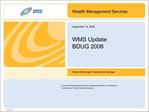 September 15, 2008 WMS Update BDUG 2008