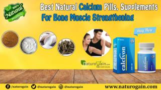 Best Natural Calcium Pills, Supplements for Bone, Muscle Strengthening