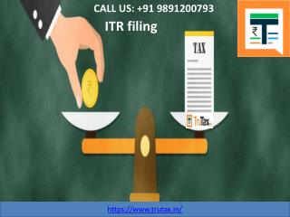 ITR filing is important: 09891200793