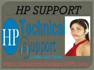 Find the Hp product from Hp support 1-844-443-7544