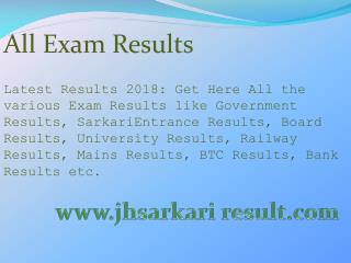 All Exam Results