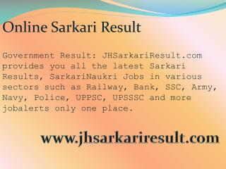 Online Sarkari Result